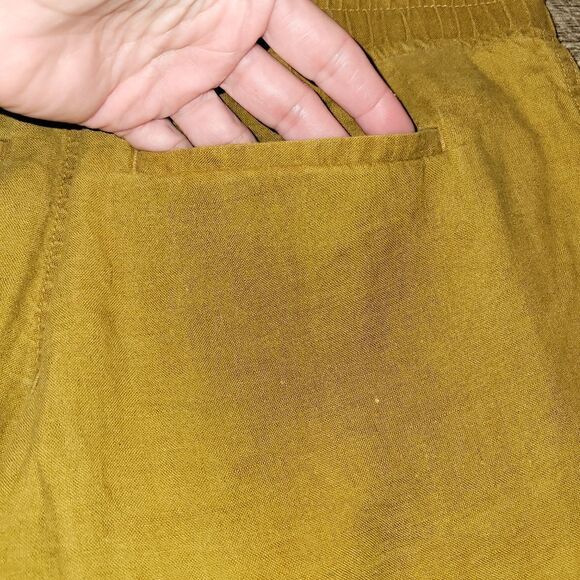 Athleta Cabo Linen Short Toasted Ochre Linen Shorts 0 - Picture 7 of 14